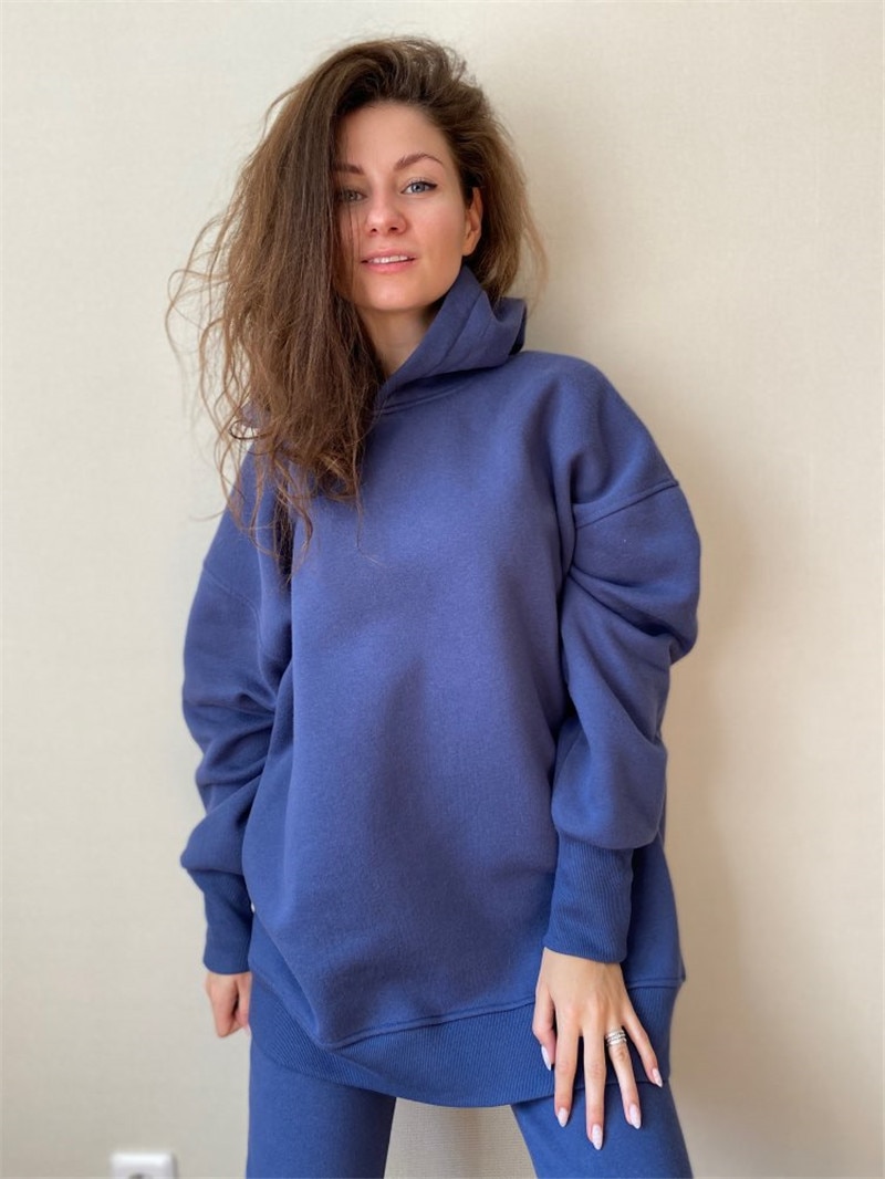 Cotton Fleece Oversized Hoodie and Pants Cotton Fleece Oversized Hoodie and Pants