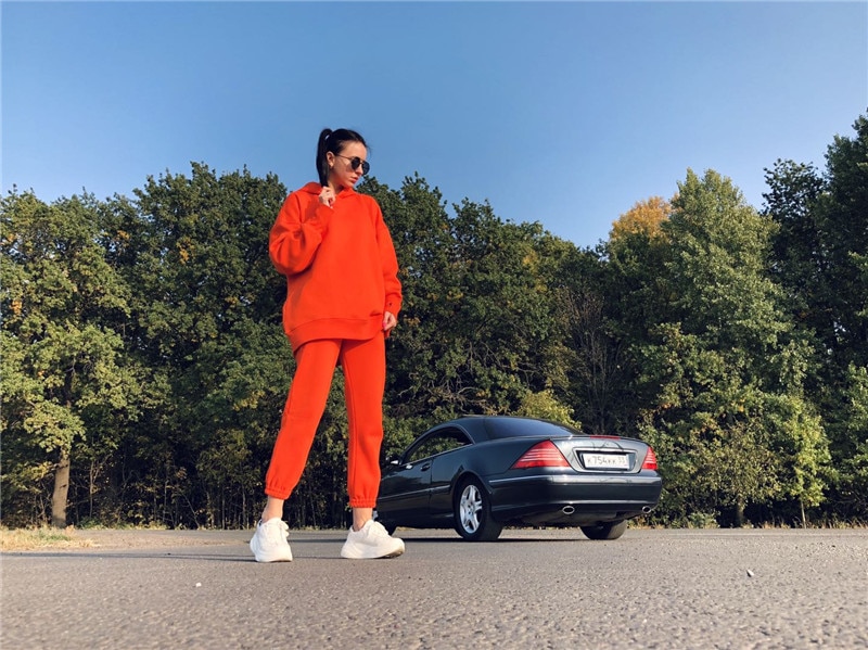 Cotton Fleece Oversized Hoodie and Pants Cotton Fleece Oversized Hoodie and Pants