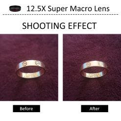 Professional 0.45X Wide Angle 12.5X Macro HD Camera Phone Lenses - Image 7